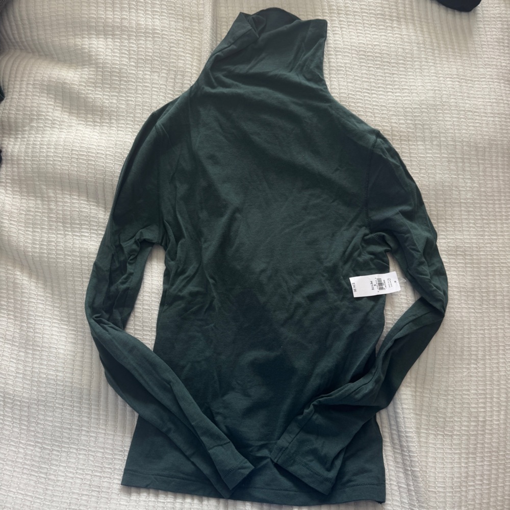 GAP Teal Green Turtleneck Top